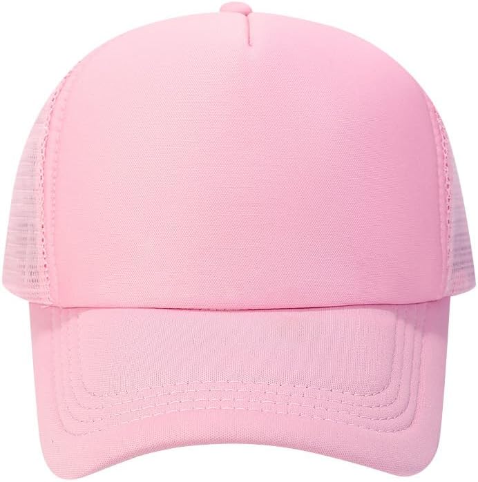 FGSS Kids-Girls Trucker-Hat Adjustable-Baseball-Cap Toddler-Boys Outdoor-Summer - Mesh Sun Hats Fit for 2-6 Years - Image 3